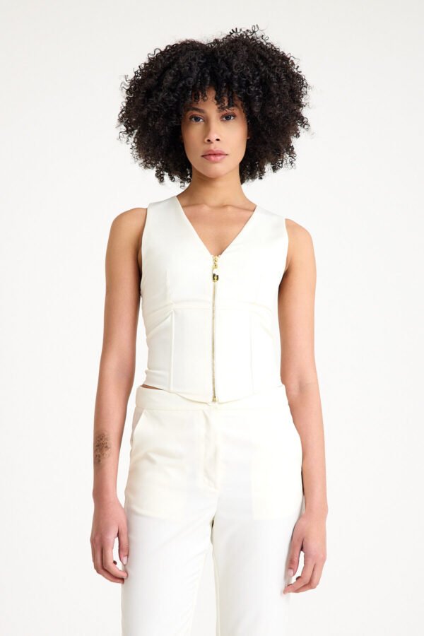 Beyaz Korseli Business Takım