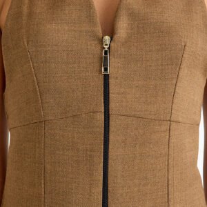 Gold Ipek Büzgülü Elbise